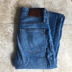 Madewell high rise skinny jean size 24